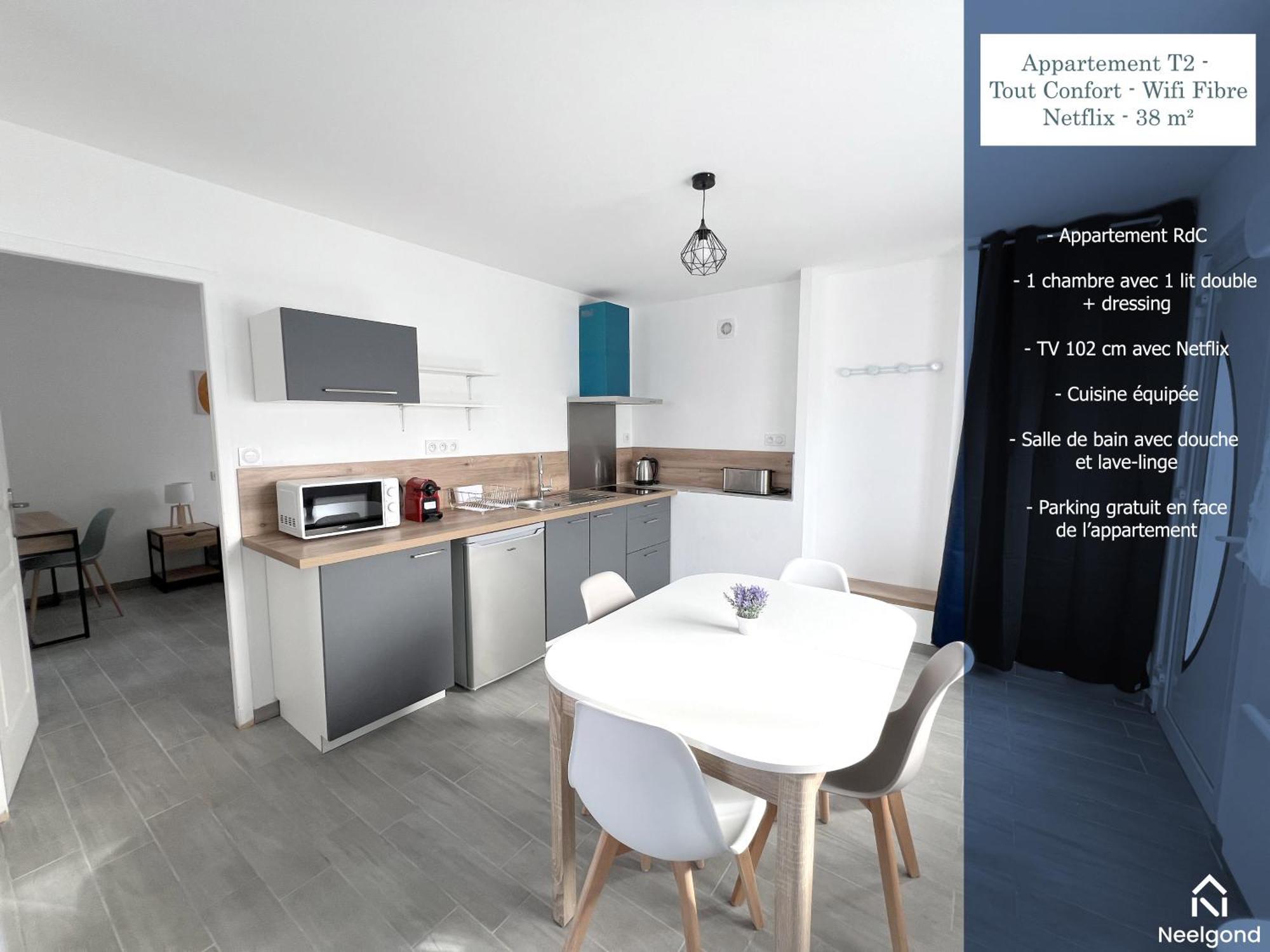 178B - Appartement T2 Tout Confort - Wifi Netflix Le Gond-Pontouvre Buitenkant foto